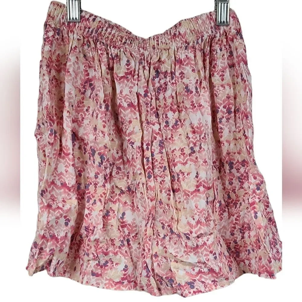 Abercrombie Kids Girls Skirt Size 14 Pink A Line Elastic Waist Summer Tween Chic